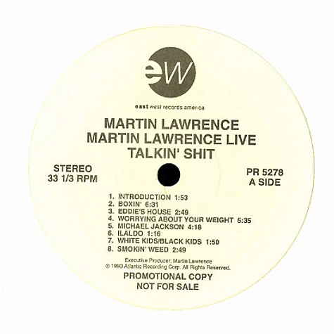 Martin Lawrence - Talkin shit