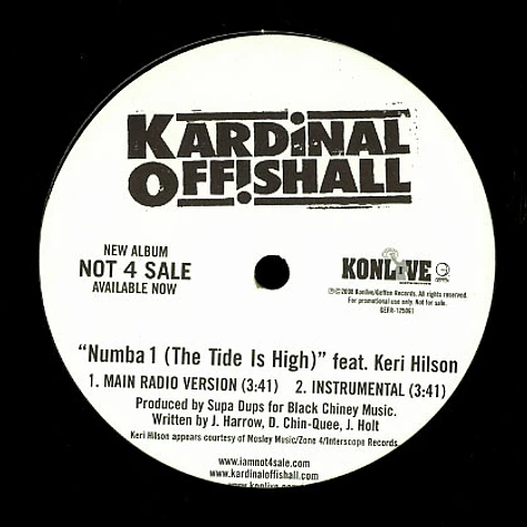 Kardinal Offishall - Numba 1 (The tide is high) feat. Keri Hilson