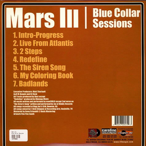 Mars Ill - Blue Collar Sessions