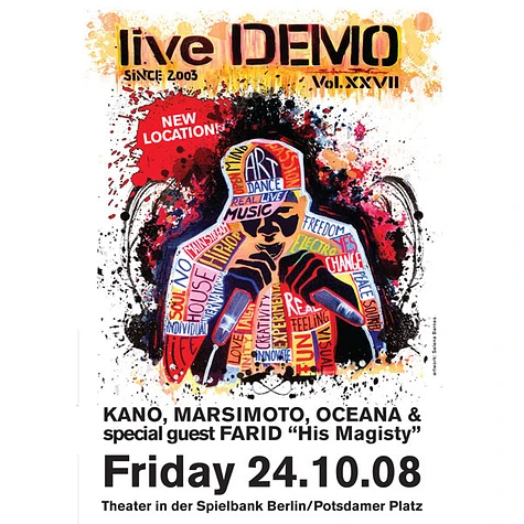 Live DEMO - Ticket für Berlin @ Theater in der Spielbank Berlin, Potsdamer Platz 24.10.08