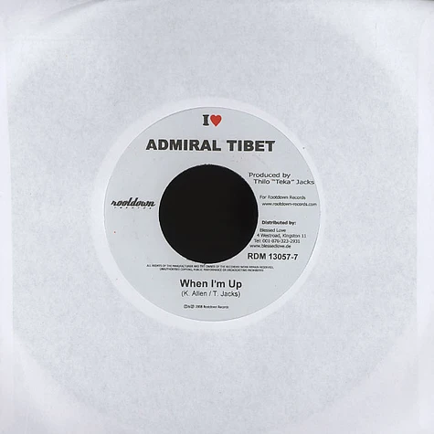 Admiral Tibet / Kayla Bliss - When i'm up / no more