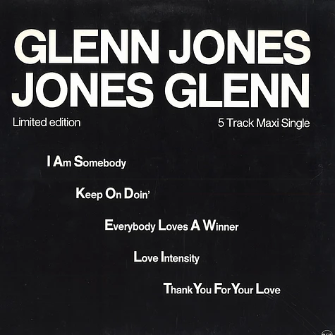 Glenn Jones - Jones Glenn