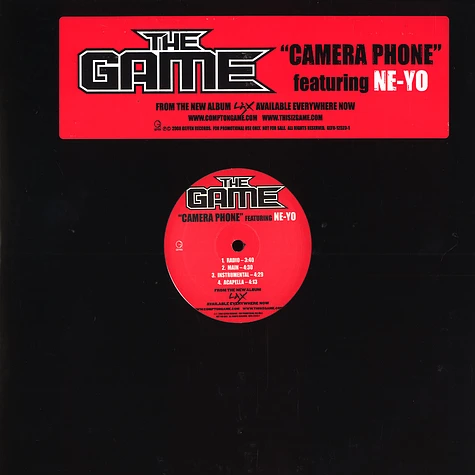 The Game - Camera phone feat. Ne-Yo