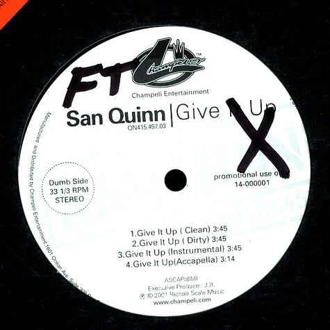 San Quinn - Give it up