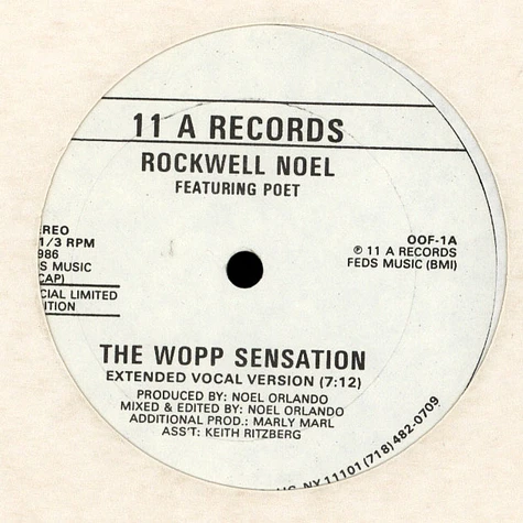 Rockwell Noel - The Wopp Sensation feat. The Poet