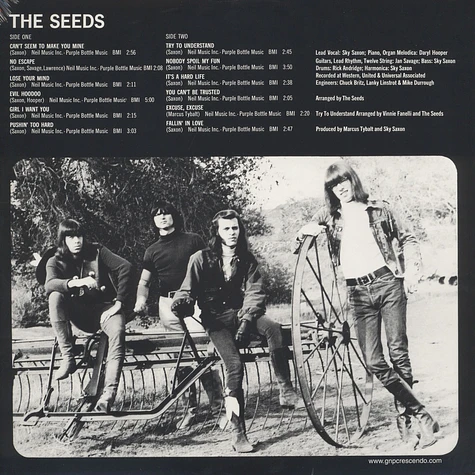 The Seeds - The Seeds / Pushin Too Hard