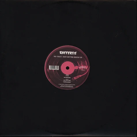 Raffertie - Do that / boy better know EP