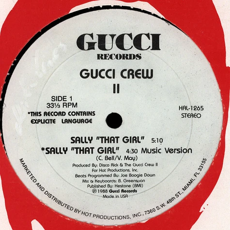 Gucci Crew II - Sally "That Girl"