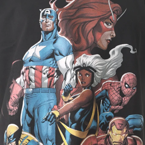 New Era x Marvel - Captain America strong tower T-Shirt