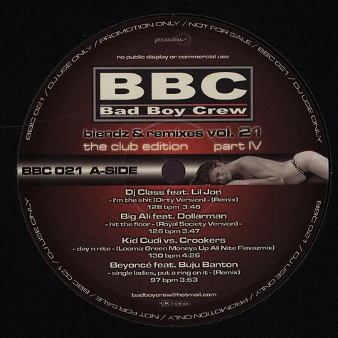 Bad Boy Crew - Blendz & Remixes Volume 21