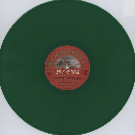 Blind Willie McTell - Atlanta Strut Green Vinyl Edition