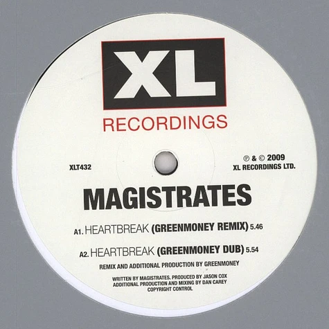 The Magistrates - Heartbreak Remixes