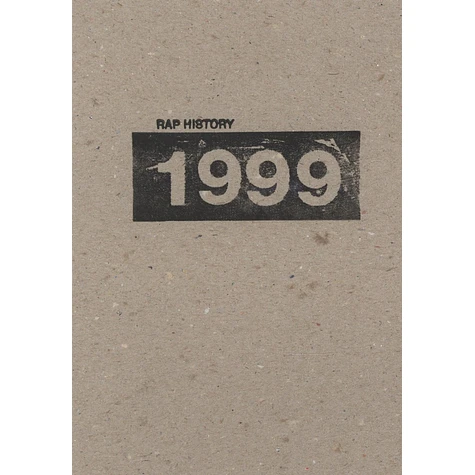 Rap History - 1999