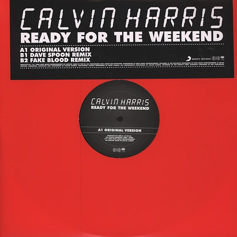 Calvin Harris - Ready For The Weekend