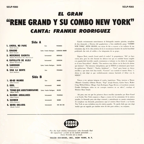 Rene Grand Y Su Combo - El Gran