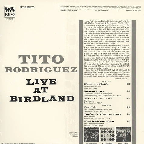 Tito Rodriguez - Live At Birdland