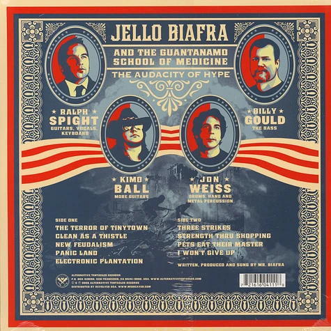 Jello Biafra & The Guantanamo School Of Medicine - The Audacity Of Hype