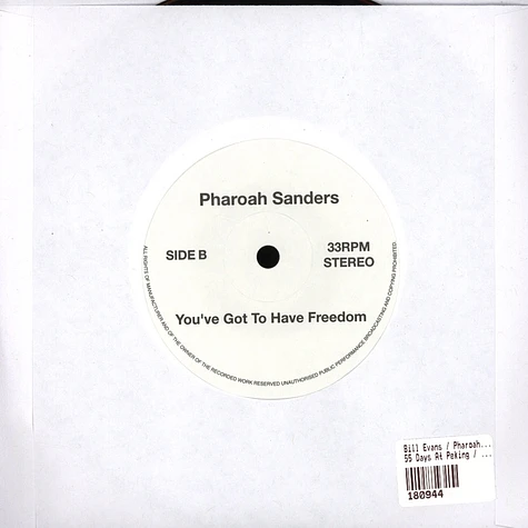Bill Evans / Pharoah Sanders - 55 Days At Peking / You ve Got To Have Freedom