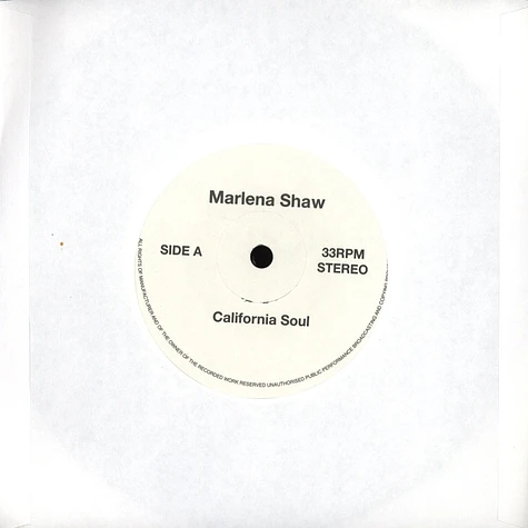 Marlena Shaw / Monk Higgins - California Soul / Little Green Apples