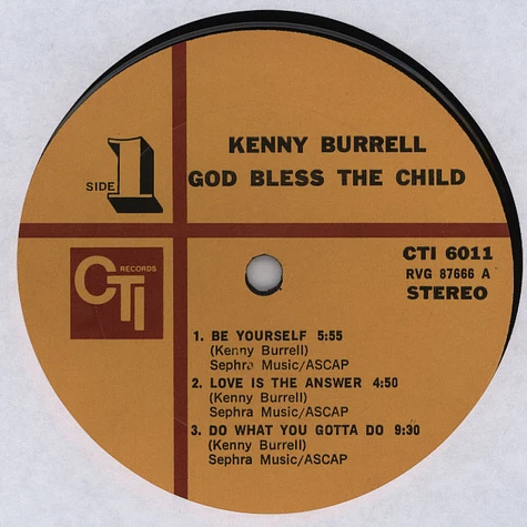 Kenny Burrell - God Bless The Child