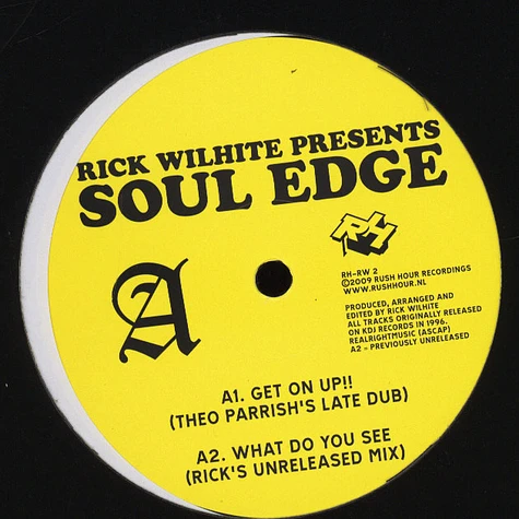Rick Wilhite - Soul Edge EP
