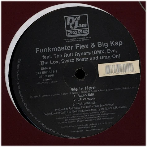 Funkmaster Flex - We in here feat. Ruff Ryders