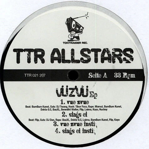 TTR Allstars - Vü z'vü EP