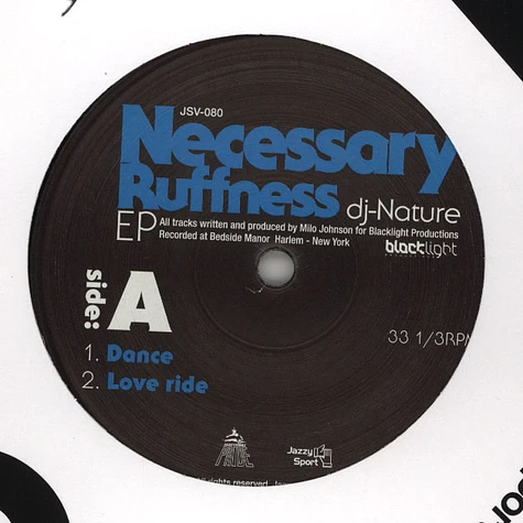 DJ Nature - Necessary Ruffness EP
