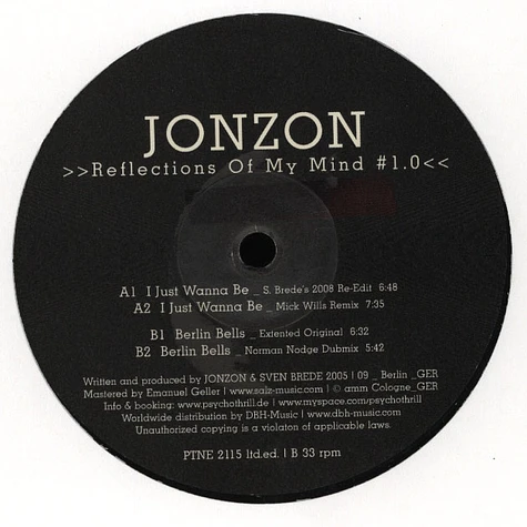 Jonzon - Reflections Of My Mind 1.0