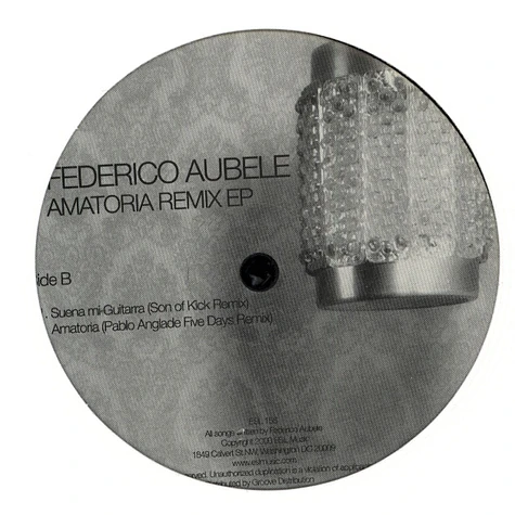 Federico Aubele - Amatoria Remix EP