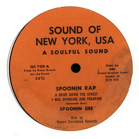 Spoonie Gee - Spoonin Rap