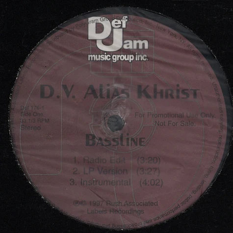 D.V. Alias Khrist - Bassline