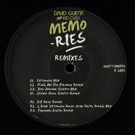 David Guetta - Memories feat. Kid Cudi
