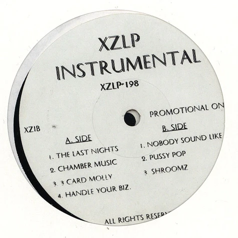 Xzibit - Instrumentals