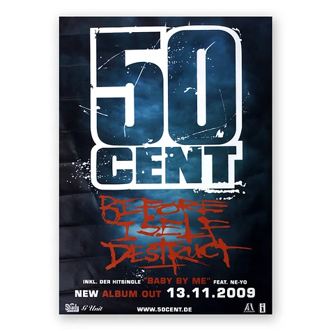 50 Cent - Before I Self Destruct Poster