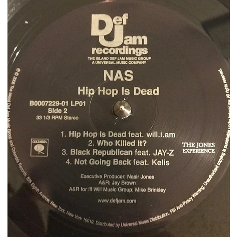 Nas - Hip Hop Is Dead