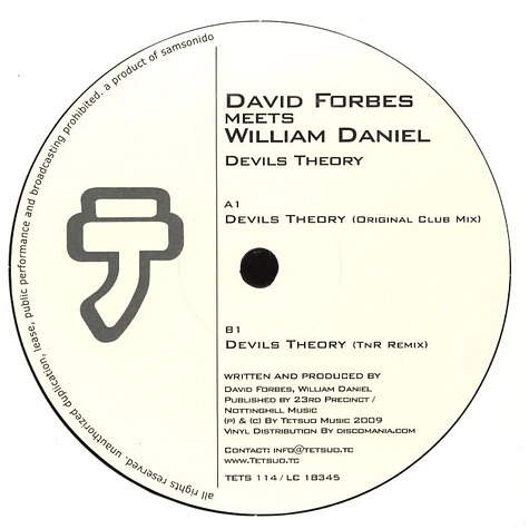 David Forbes Meets William Daniel - Devil's Theory
