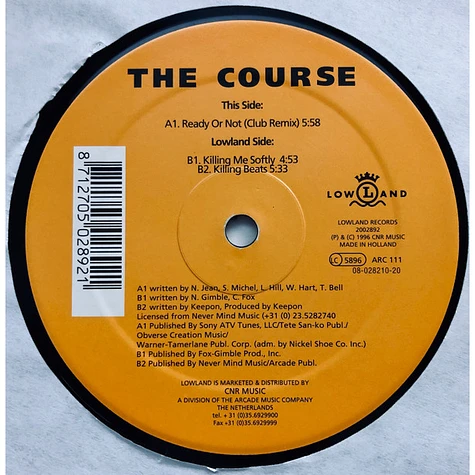 The Course - Ready Or Not / Killing Me Softly (Clubmixes)