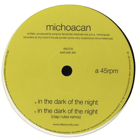 Michoacan - In The Dark Of The Night