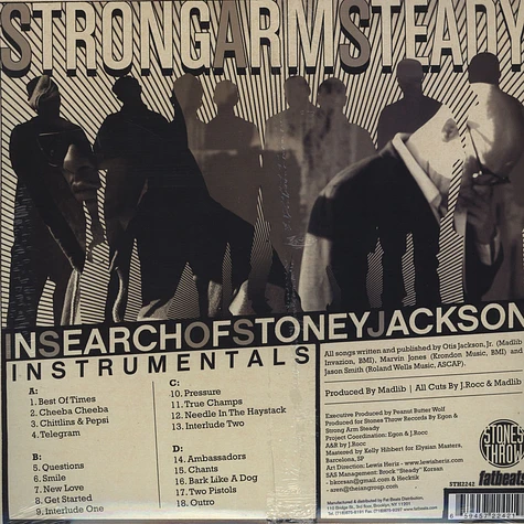 Strong Arm Steady - In Search Of Stoney Jackson Instrumentals