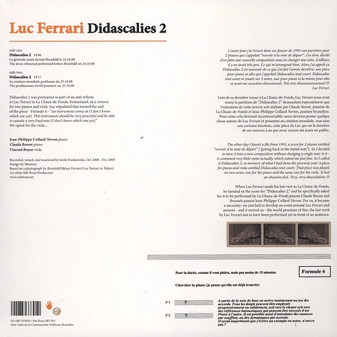Luc Ferrari - Didascalies 2