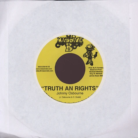 Johnny Osbourne / Johnny Osbourne & Burro Banton - Truth And Rights