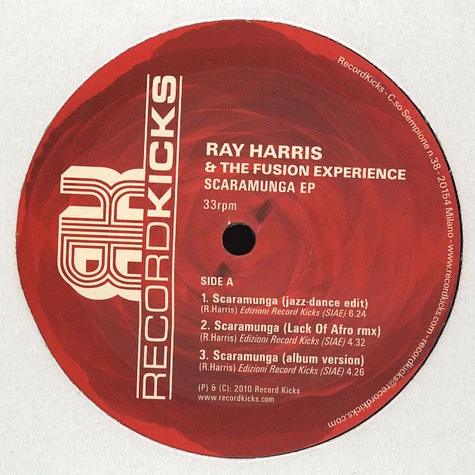 Ray Harris & The Fusion Experience - Scaramunga EP