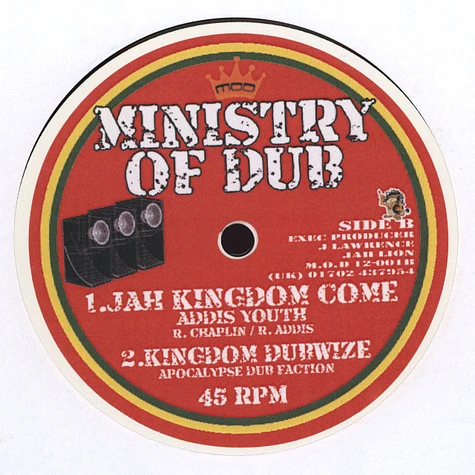 Apocalypse Dub Faction - Where is the Love feat. Sandeeno & Addis Youth / Jah Kingdom Come