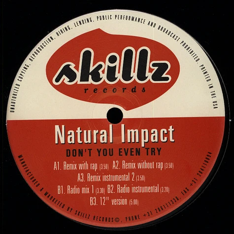 Natural Impact - Don't You Even Try