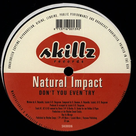 Natural Impact - Don't You Even Try