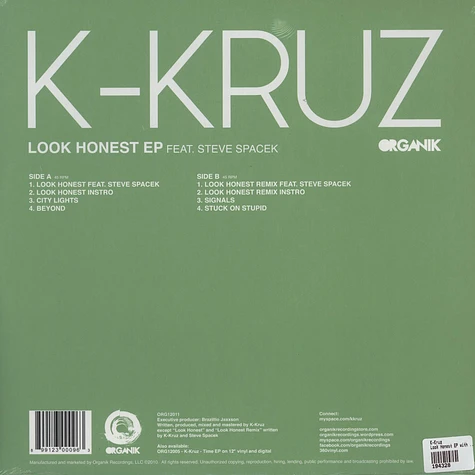 K-Kruz - Look Honest EP with Steve Spacek