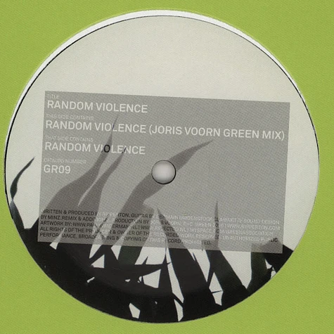Ripperton - Random Violence Joris Voorn Remix