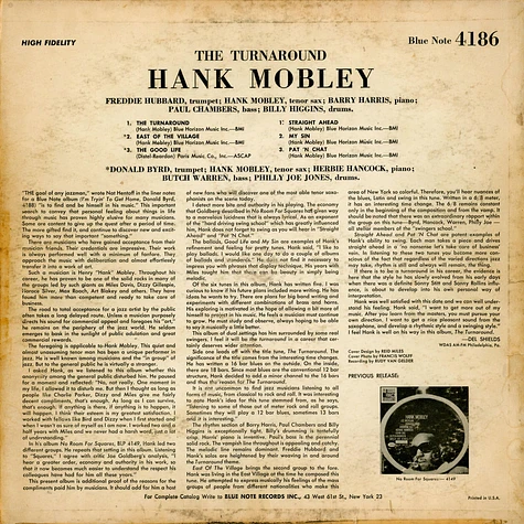 Hank Mobley - The Turnaround