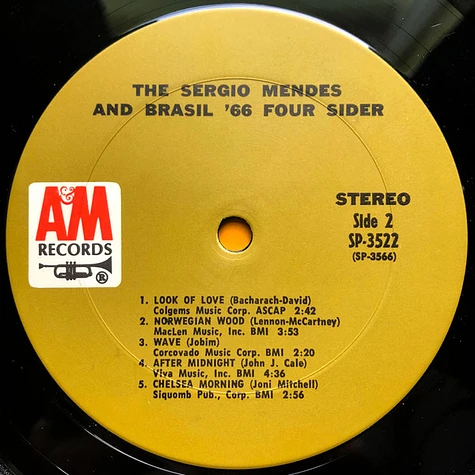 Sérgio Mendes & Brasil '66 - The Sergio Mendes And Brasil '66 Foursider